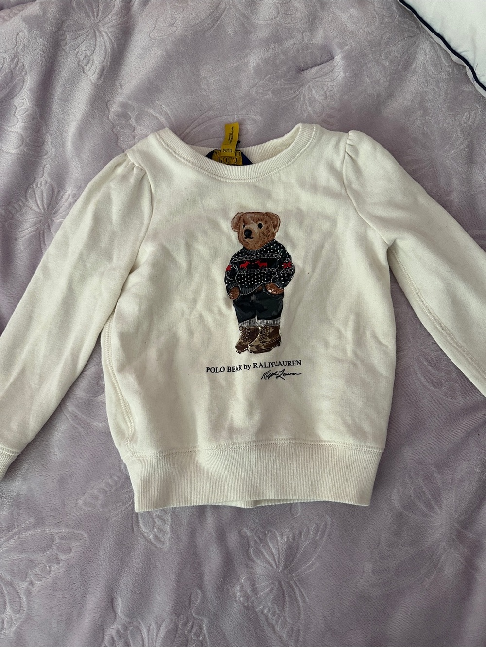 Polo Ralph Lauren Kids Crewneck sweatshirt - Cream